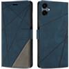 SONWO Cover per Samsung Galaxy A06 5G / 4G, Flip Custodia in PU Pelle, Cover a Libro Portafoglio con Slot per Schede e Supporto Stand per Galaxy A06 5G / 4G, Blu