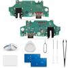 Extkry Connettore di Ricarica per Samsung Galaxy A05s Kit Riparazione | Porta di ricarica flat ricarica porta caricabatterie charging port microfono con kit di riparazione.