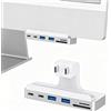 GEWOKLIY Hub USB C per iMac 24 (M1/M3), Adattatore Multiporte con HDMI 4K, Tipo C 10 Gbps, Lettore di Schede SD/TF | Accessori per iMac 2021/2023