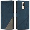 SONWO Cover per Huawei Mate 10 Lite/Nova 2i, Flip Caso in PU Pelle Case Cover Custodia con Slot per Schede e Supporto Stand per Huawei Mate 10 Lite/Nova 2i, Blu