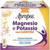 Apropos Magnesio e Potassio Con Carnitina Integratore Di Sali Minerali 24 bustine