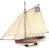 Artesanía Latina - Modellino di Nave in Legno - Barca Ausiliaria Britannica HMS Bounty (Jolly Boat) - Modello 19004N, Scala 1:25 - Modelli da Assemblare - Livello Principiante