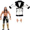 Mattel WWE Top Picks Elite Action Figure & Accessories Set, Seth "Freakin" Rollins 6-inch Collectible with Swappable Hands, Ring Gear & 25 Articulation Points
