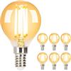 BHMAOYN Lampadina 12 V E14 G45 4 W, 400 lm, AC/DC 12-24 V, luce bianca calda 2700 K, sostituisce 40 W incandescenza, piccola LED per campeggio, giardino, non dimmerabile