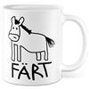 Pagma Druck Tazza colorata con scritta - regalo divertente cavalli tazza da caffè 330 ml in ceramica - cavallo ragazza donna idea regalo Pony umorismo tazza caffè