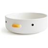PURROOM Divertente insalatiera con anatra carina da 15,2 cm, smaltata fatta a mano, in ceramica di sicurezza con fondo piatto, per famiglia, amico.