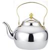 SANQIAHOME Teiera in acciaio inossidabile da 2,1 litri con infusore, bollitore per stufa, stile minimalista