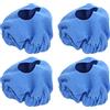 Natudeco 4 Pezzi Fodera Per Protezione Nasale Universale Protezione Per Il Viso Fodera Cuscinetti Nasali in Flanella Copertura in Tessuto Accessorio Per Respiratore Per Utenti Terapia Respiratoria CPAP