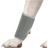 PUMYPOREITY 1 Pezzo Ginocchiera per Cani, tutore per Zampa Cane per distorsione del legamento crociato, artrite - Mantiene Stabile l'articolazione, Cura Le lesioni alle Zampe e previene Il leccamento(Grigio, S)