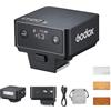 Godox IT20 F IT20F Mini Camera Flash Compatibile con telecamere Fuji, TTL Godox Flash, 700 + Full Power, 1.5s tempo di riciclo, ricarica USB-C, con diffusore magnetico e filtro -Silver