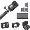 DJI Osmo Action 4 Adventure Combo - Borsa portaoggetti + pellicola schermata + custodia protettiva - Fotocamera 4K / 120fps 1/1,3 - Angolo di visualizzazione 155° - Durata della batteria 7,5h - 3