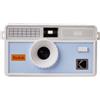 Kodak i60 - Fotocamera a pellicola riutilizzabile da 35 mm, stile retrò, senza messa a fuoco, flash integrato, premere e flash pop-up (celeste)