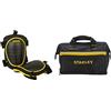 Stanley Fatmax ‎FMST82961-1 Ginocchiere Rigide, Flessibilità e Libertà di Movimento & STANLEY 1-93-330 Borsa portautensili 30 x 25 x 13 cm con base rigida