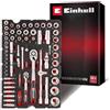 Einhell Original Einhell E-Case Pad 60 pezzi bussole e cricchetti (cricchetti reversibili, bussole candele, bussole, prolunghe bussole, snodi cardanici, sistema E-Case)