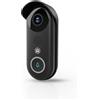 Nedis WIFICDP11BK | Campanello video smart Wi-Fi | Full HD 1080p | Rilevamento movimento | Visione notturna | Audio bidirezionale | microSD e Cloud | Nero