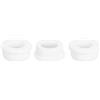 QUARKZMAN 3 Pezzi Occhielli in Gomma 32mm Foro di Perforazione, Passacavi Guarnizione 22mm ID Gommini Passacavo Scrivania Bianco Siliconica per Tappo Organizzare Filo Cablaggio Casa Auto