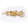 minischrauben.com Confezione da 100 viti di legno Mini DIN 97 (a testa svasata con impronta) Ottone 1,6 X 16 mm per modellismo o zur restauration