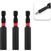 Zerabidpro Trapano avvitatore a percussione forte magnetico per punte da 1/4 di pollice con, Attacco Esagonale da 1/4 Pollice, Compatibili con Bosch, Makita, Milwaukee