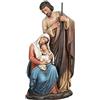 BC BUILDCLASSIC Statua della Sacra Famiglia, Figurina Cattolica, 28 cm H, Dipinta a Mano
