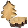 Guardini, Set di 2 Stampi Albero di Natale 25x32 cm, Monouso, Quantità max impasto 900 gr, Carta da forno antiaderente, Made in Italy