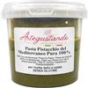 Artegustando Pasta di Pistacchio 100% Pura 250gr,Senza Zucchero e Senza Glutine Ideale per Gelato Artigianale, Pasticceria, Dolci e Granite Semilavorato Professionale di Pistacchio.(250g)