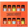 Thoughtfully Smokehouse by Thoughtfully, Collezione di Salse Piccanti, Confezione Regalo Smokehouse, Set con 10 Gusti Diversi tra cui Bacon Cayenne, Aglio con Erbe, Whiskey Habanero con Mela e Tanto Altro