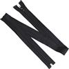 Aerzetix - Set di 8 Cerniere Lampo a Spirale separabili da 80 cm N°5 con cursore - Metallo Nylon Poliestere - Cucitura e Riparazione creazioni Tessili - Colore: Nero