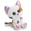 NICI GLUBSCHIS Calli Malli, morbido gatto calico di peluche, da coccolare e con cui giocare, per bambini e adulti, fantastica idea regalo, 25 cm, bianco - 63056