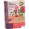 GLOREX 6 1214 074 - Creativ - Maxi - Mix Basic, mix per l'artigianato composto da 400 pezzi, con gommapiuma, pompon, filo di ciniglia, piume, rocailles e occhietti
