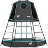 TP Toys Explorer Metal Climbing Frame Black Edition - Outdoor & Garden Den, Adventure Playmat & Cargo Net Ingresso Giardini, Giocattoli all'aperto per bambini, adatto per bambini dai 3 ai 12 anni.
