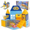 W WISE BLOCK Super Wings Costruzioni Magnetiche Bambini 42 pezzi STEM Blocchi da Costruzione Magnetici Giocattoli per 3 4 5 6 7 8 anni ragazzo ragazza