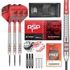 Target Darts Nathan Aspinall 22G Set di Freccette con Punta in Acciaio al tungsteno - 9 Alberi PRO Grip - 9 Voli PRO Ultra - Portafoglio Dart - Dart Counter App Coupon Bundle