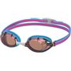Speedo Vanquisher 3.0 Mirror Occhialini per Unisex Bambini, Picton Blue/Vermillion/Gold Mirror, One Size