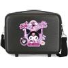 Kuromi Sanrio Kuromi Wonder Fest Nececer Adattabile Nero 29x21x15cm ABS rigido 9.1L 0.8kg