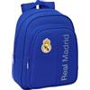 safta Real Madrid - Zaino scuola per bambini, ideale per bambini di diverse età, comodo e versatile, qualità e resistenza, 27 x 10 x 33 cm