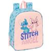 safta STITCH OHANA - Zaino per bambini, zaino per la scuola, adattabile al carrello, ideale per l'asilo, comodo e versatile, qualità e resistenza, 22 x 10 x 27 cm