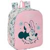 safta MINNIE MOUSE MINTY - Zaino asilo, adattabile al carrello, facile da pulire, ideale per bambini di diverse età, comodo e versatile, qualità e resistenza, 22 x 10 x 27 cm
