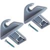XUKEY 2 Pezzi Clip per Visiera Parasole per Opel, 8200449006 Ganci per Alette Parasole, Supporto per Aletta Parasole per Auto per Opel Movano Vivaro, Montaggio Rapido e Materiale Eccellente