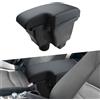 MARCHFA Bracciolo per CX-3 Accessori auto Bracciolo centrale senza porta USB Accessorio per console centrale Nero