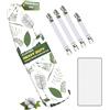 EcoNour Copriasse da Stiro 124x38 cm, Imbottitura 7mm Antiscottatura, 100% Cotone, Set con 4 Lacci, Facile da Usare - Taglia Grande