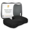 Inphysio® Cuscino Coccige Ergonomico a Forma di U, Memory Foam, Cuscino per Sedile, per le Natiche, Ipoallergenico, Tessuto in maglia 3D igienica, Antiscivolo, 45,8 x 37,5 x 6,4 cm