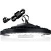 Eleganted 100 W Proiettore LED esterno, 6500 K bianco freddo UFO Spot High Bay Luce Magazzino, IP65 Impermeabile Illuminazione Laboratorio Led Industriale per Garage,Fabbrica,Workshop,Parcheggi,Gymnas