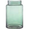 KAYLETIN Grande Vaso di Vetro, Vasi di Fiori Verdi per Bouquet, Vaso Alto di Vetro, Vasi a Bocca Larga per Tavolo da Caffè, Matrimonio, Soggiorno, Decorazione per Ufficio, Tavolo da Pranzo, 18 CM