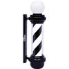 WDZD 68 cm Nero Bianco Palo Barbiere Barber Pole