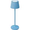 SHOT BOTLIGHTING EMMA MINI Lampada da Tavolo LED Ricaricabile con Touch Dimmer|Autonomia 48h|Ricarica USB con Basetta |IP54 per Interni ed Esterni|Design Originale in Alluminio (CARTA DA ZUCCHERO)
