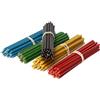 Diveevo 100 candele colorate in cera d'api candela collezione №140: sottili a bastoncino, rituali e domestiche, da tavolo, 15 cm