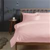 Pizuna Linens Pizuna Copripiumino Matrimoniale Cotone 240x200 cm Rosa 400 fili 3Pezzi Set