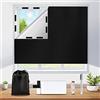 KAZATE Tessuto Oscurante Finestra Vetro, 200x148cm Tende per Interni, Portatile Telo, Rivestimento Termico Isolante Caldo Senza Forare