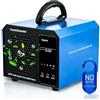 ExKeen Generatore di Ozono 60000 mg/h, Smart Digital Purificatore d'Aria con Timer 120 Min, Potente & Silenzioso, Senza Manutenzione, Contro Fumo, Odori di Cantina & Cucina, Ideale per Appartamento