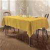 Home Direct Tovaglia da tavola, in Poliestere, Rettangolare 150x250cm Giallo